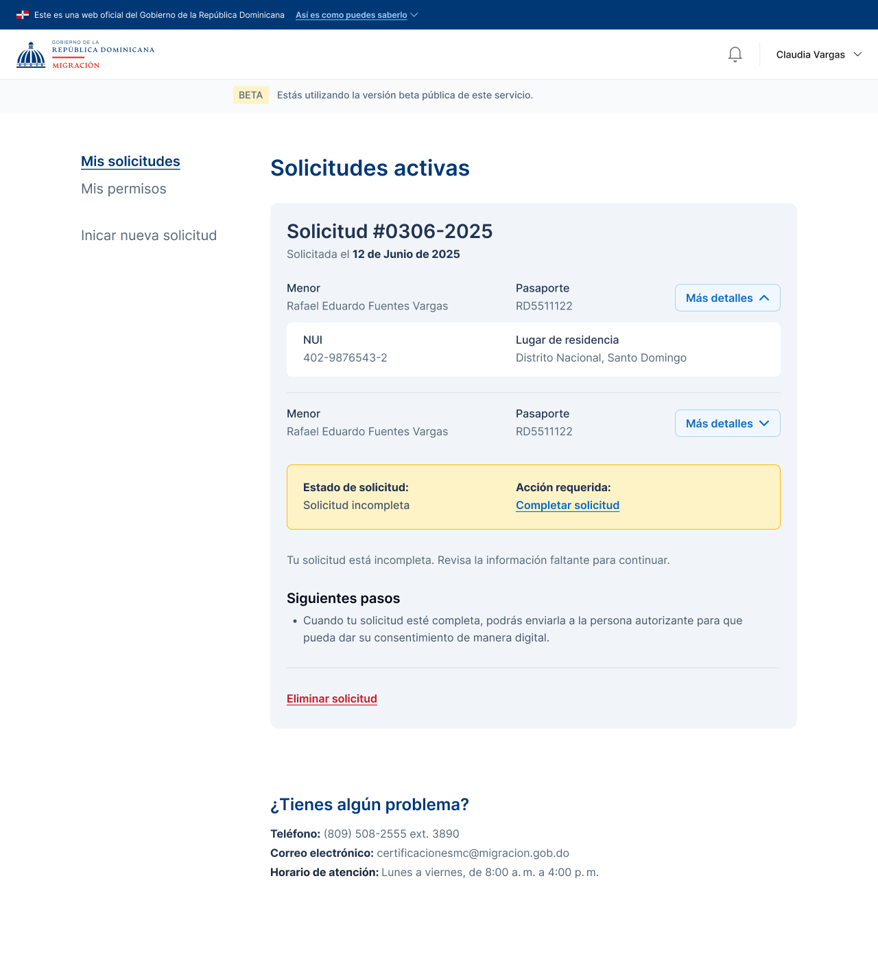 Citizen dashboard